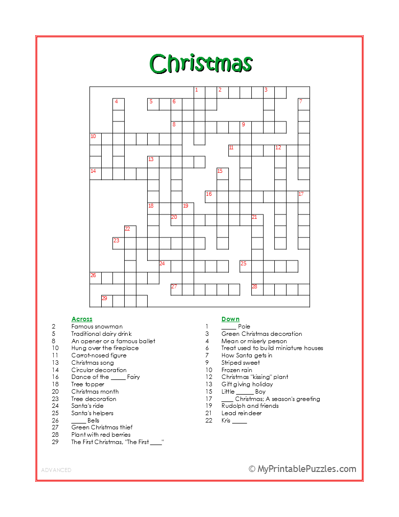 free-printable-christmas-crossword-puzzles